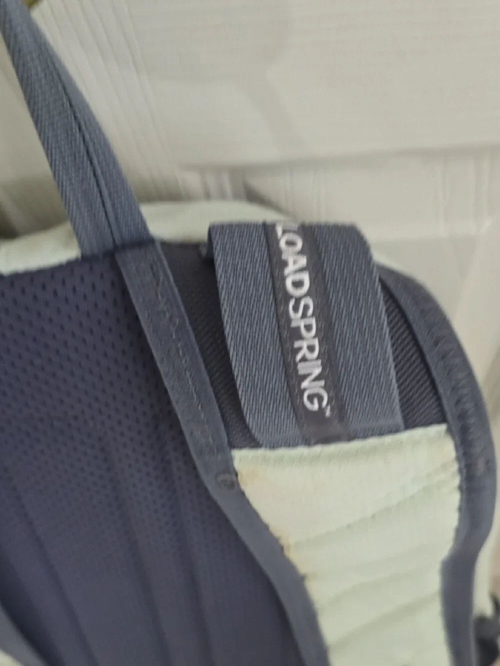 adidas Light Mint and Gray Multi-Compartment Backpack